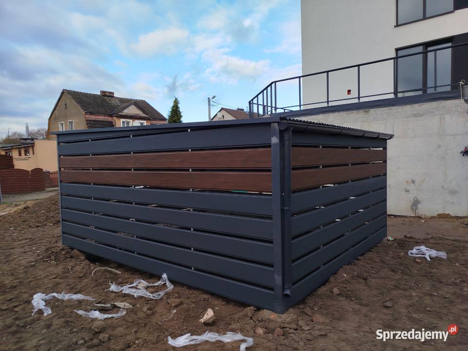 Wiata Śmietnikowa Magazyn Wiata Garaż Blaszany Warszawa