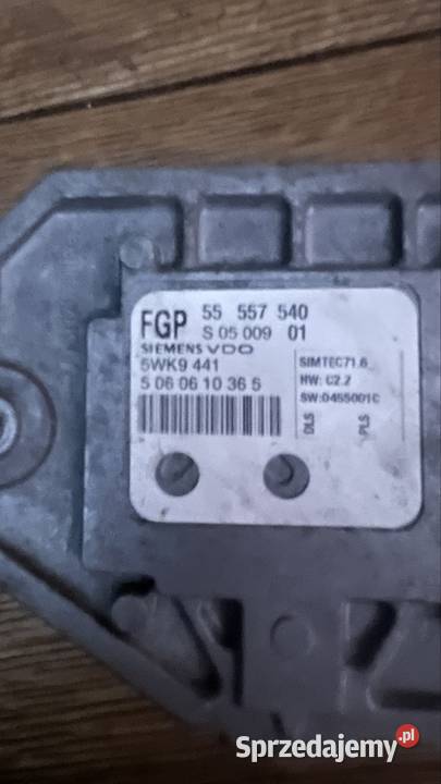 Komputer silnika opel 55557540 osobowe Margonin