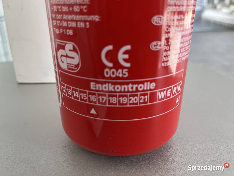 3x Gaśnica Gloria 1 Mercedes oryginał Gdańsk