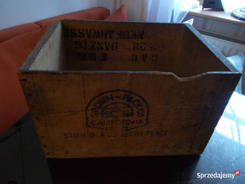 Stara Skrzynka zza OceanuLite DrewnoOryginalny zachodniopomorskie sprzedam