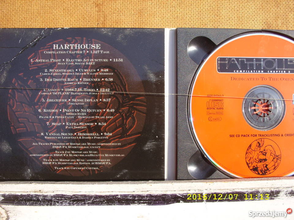 CD skladanka HARTHOUSE COMPOLATIONCHAPER 7 dolnośląskie Wołów