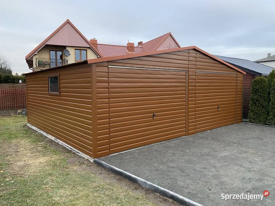 Garaż blaszany 7x5 WZMOCNIONY PROFILAMI lubelskie