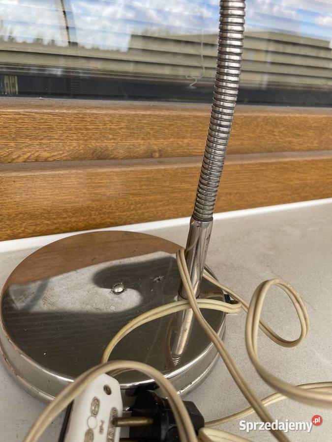 Stara lamka biurkowa lata 60 te PRL