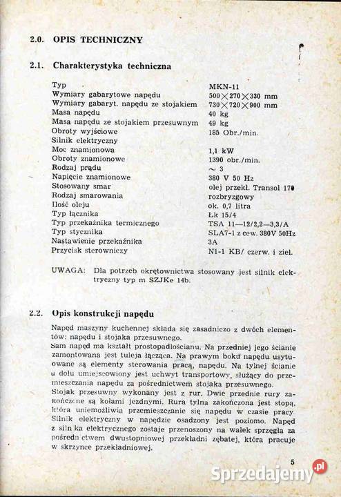 Maszyna kuchenna MK robot PredomMesko inne Kraków sprzedam