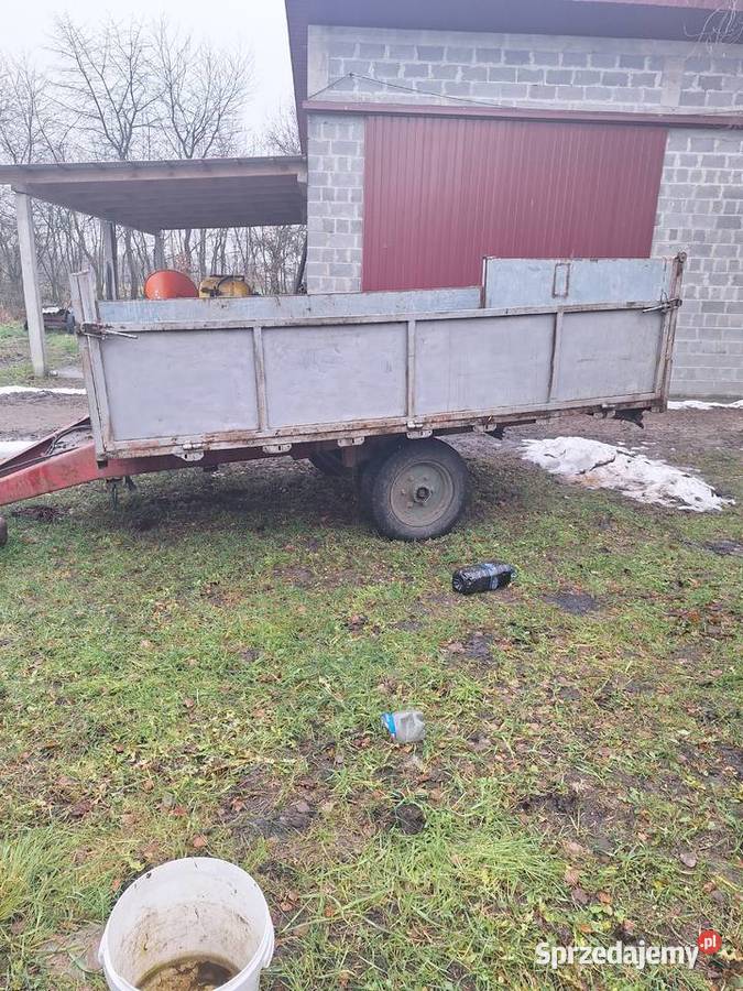 Przyczepa jednoosiową Przyczepy rolnicze świętokrzyskie Jędrzejów sprzedam