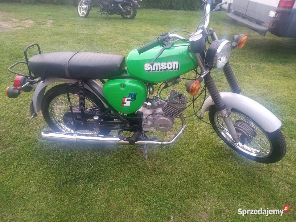 Simson S51 zarejestrowany ubezpieczony Skrzynia biegów bezstopniowa Rakszawa