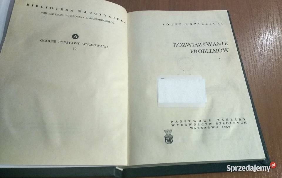 Rozwiązywanie problemów Józef Kozielecki TWARDA Gdańsk