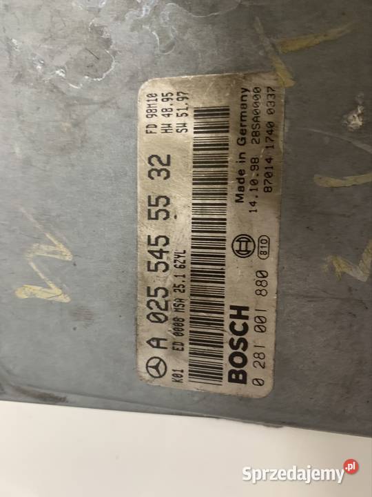 Mercedes w210 zestaw startowy A0255455532 osobowe Nieborowice
