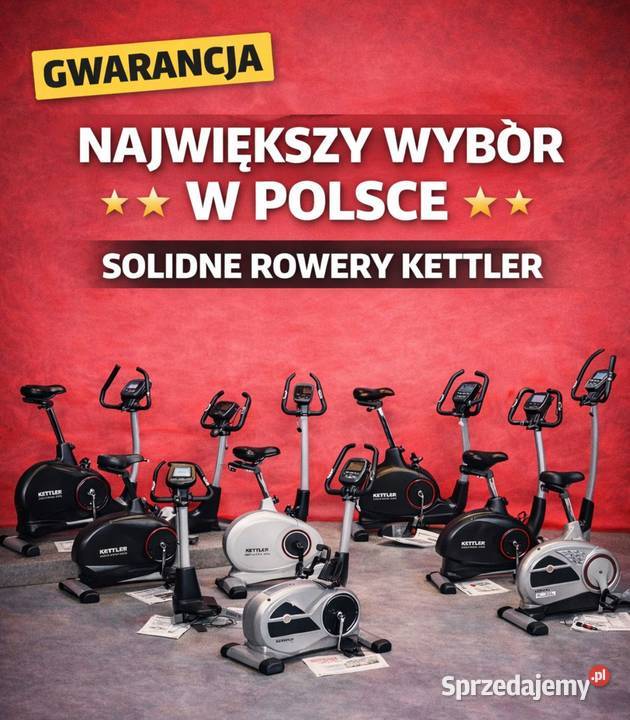 DUŻY WYBÓR ROWER KETTLER TRENINGOWY ROWEREK Sprzęt do ćwiczeń Ostrzeszów sprzedam