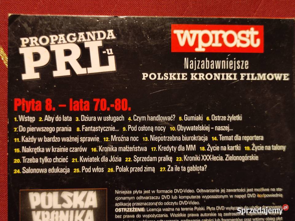 Propaganda PRL Wprost lata 70 i 80 dokument Kielce sprzedam