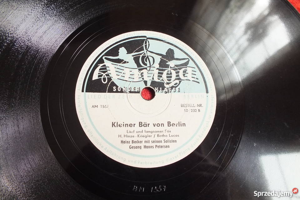 Płyta winylowa szelakowa niemiecka gruba ciężka lubuskie Żary