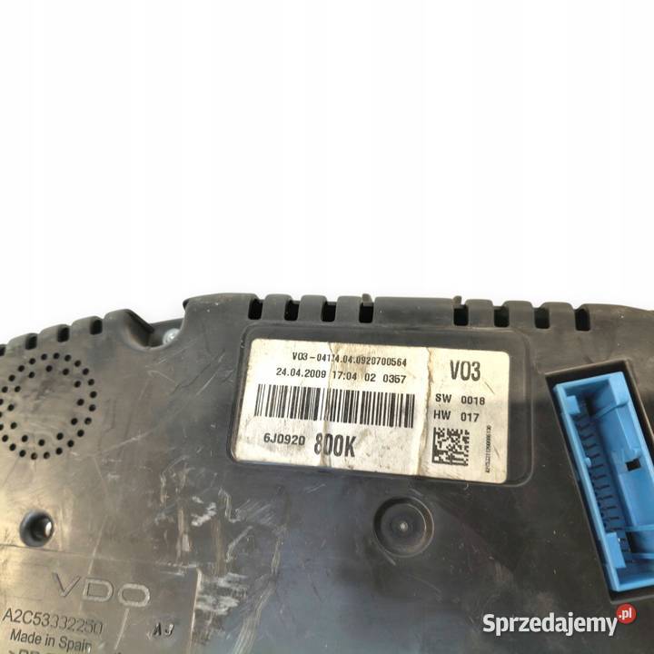 LICZNIK ZEGARY 6J0920800K Seat Ibiza IV 12 14 16 lubelskie