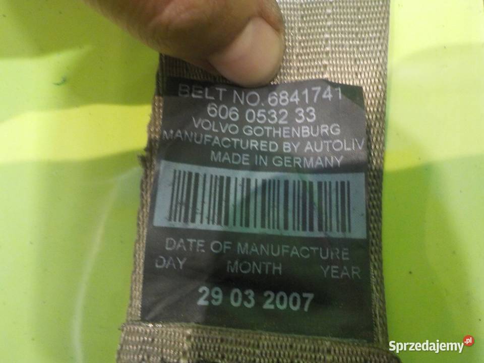 VOLVO XC90 I LIFT 07r pas bezpieczenstwa prawy Suków