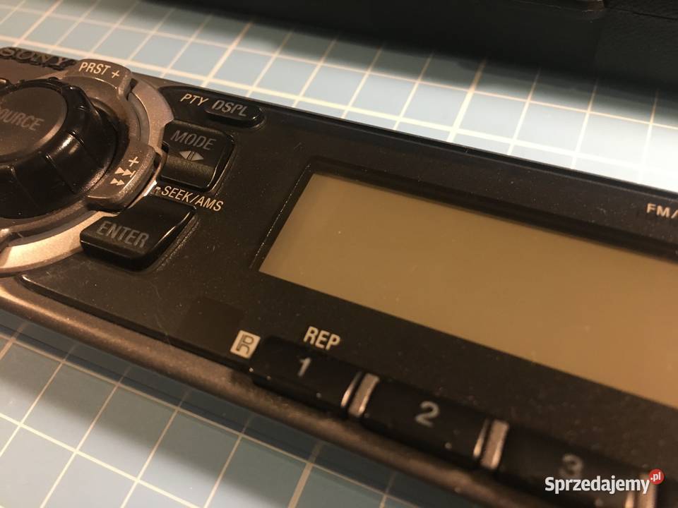 Panel SONY CASSETTE CAR STEREO XR4300RV zdejmowany panel Szczecinek