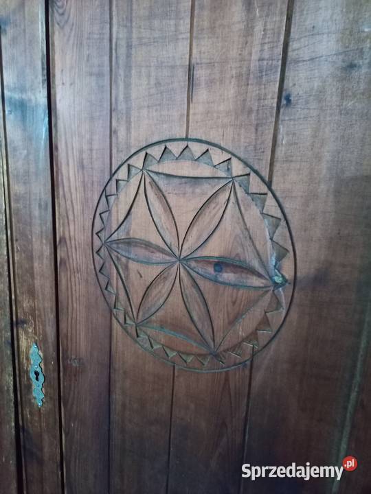 Szafa Rzeźbiona WITKACY kompletna Drewno Dom i Ogród Kozy