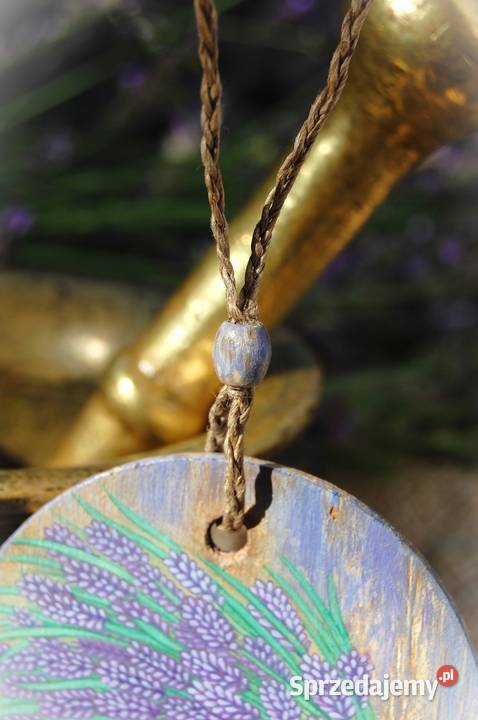 Lawenda drewniana rustykalna ręcznie malowana Obrazki i obrazy Lublin