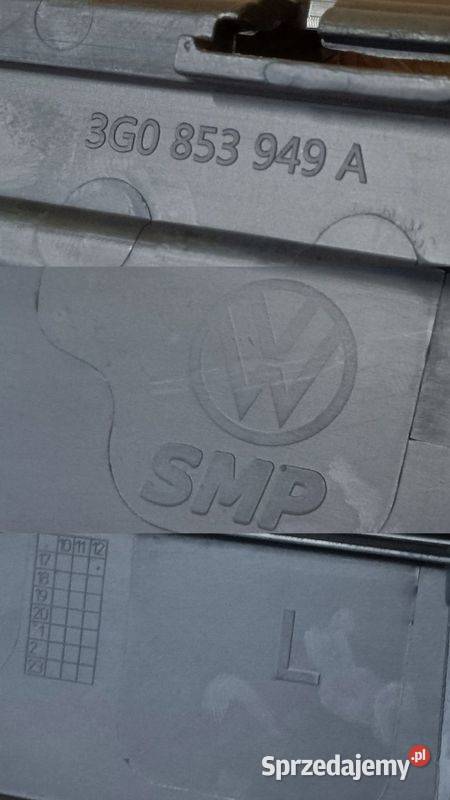 VW PASSAT B8 KRATKA ZAŚLEPKA ZDERZAKA LEWY PRZÓD osobowe Pleszew