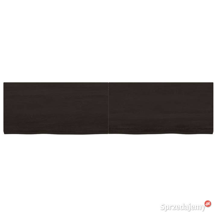 Półka ciemnobrązowa 160x40x24 wykończone drewno Warszawa