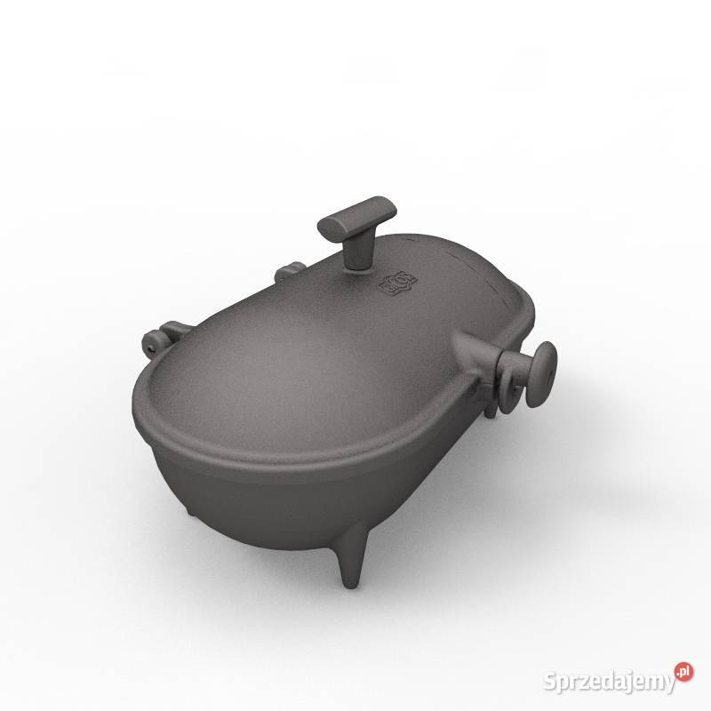 ŻELIWNE NACZYNIE GĘSIARKA OPIEKACZ KOCIOŁEK Gołdap
