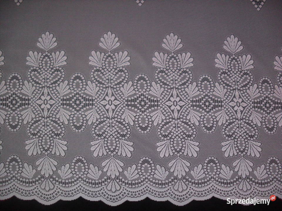 firan gotowa długa 250 żakardowa biała dolnośląskie Wrocław