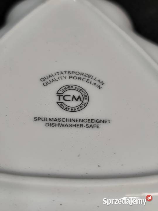 Porcelanowy Talerzyk Świąteczny Choinka TCM Poddębice sprzedam