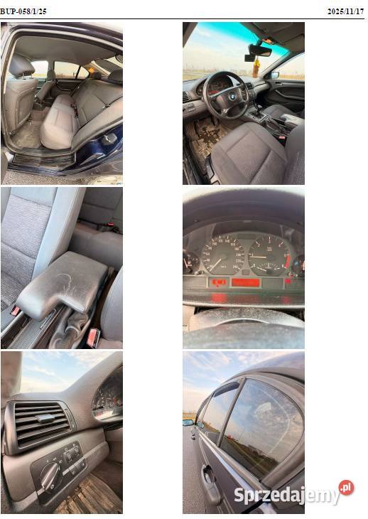 Syndyk sprzeda z wolnej ręki pojazd BMW PSZ 286000km wielkopolskie Poznań