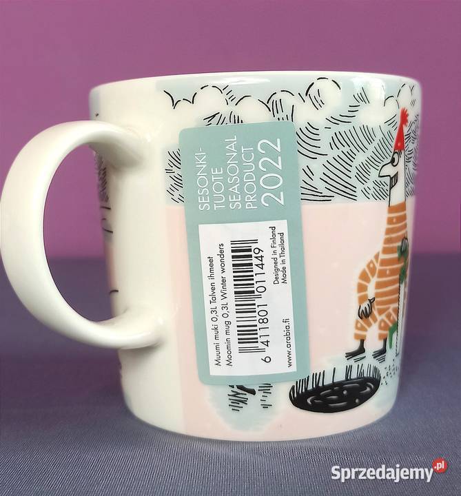 Muminki KUBEK Moomin Arabia Finland sezon ZIMA Jasień sprzedam