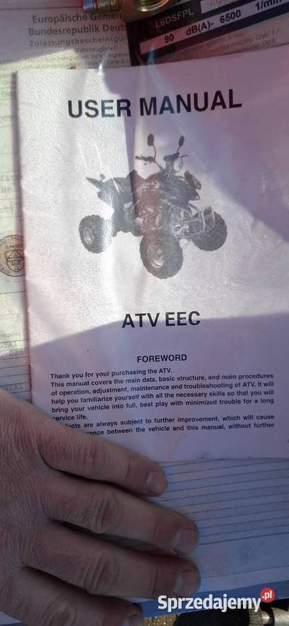 Pozostałości quadzie Ciechanów sprzedam