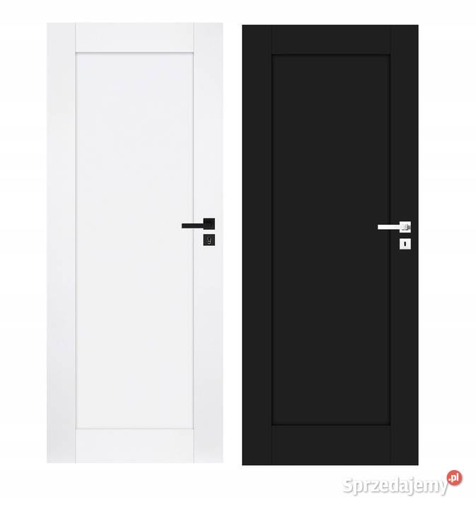 Drzwi MDF DEFENDOOR LIZBONA bezprzylgowe białe i 80cm Radom