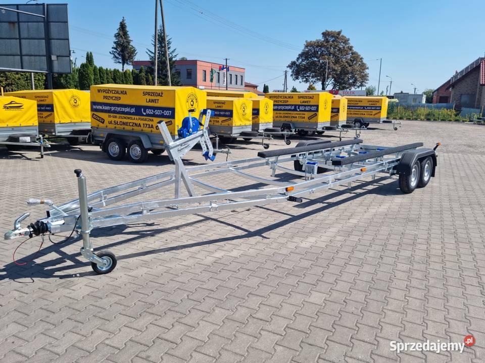 Przyczepa ciężarowa do łódki nowa Podłodziowa Lesznowola