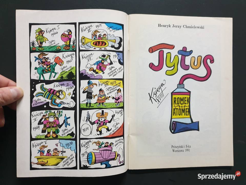 Tytus Romek i ATomek księga XVIII wyd3 1991 Komiksy pomorskie Gdynia sprzedam