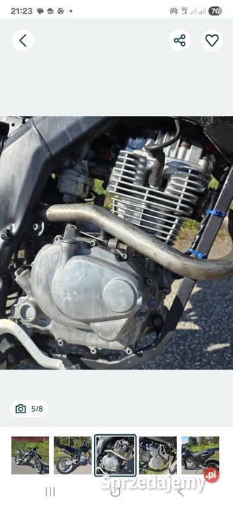 Senda 125 derbi 125 silnik plastiki bak Padew Narodowa