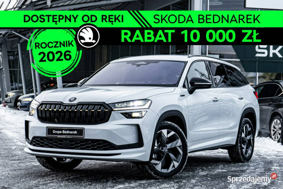 koda Kodiaq Sportline 20 TDI 193 DSG 4x4 II 2024 bluetooth łódzkie Łódź