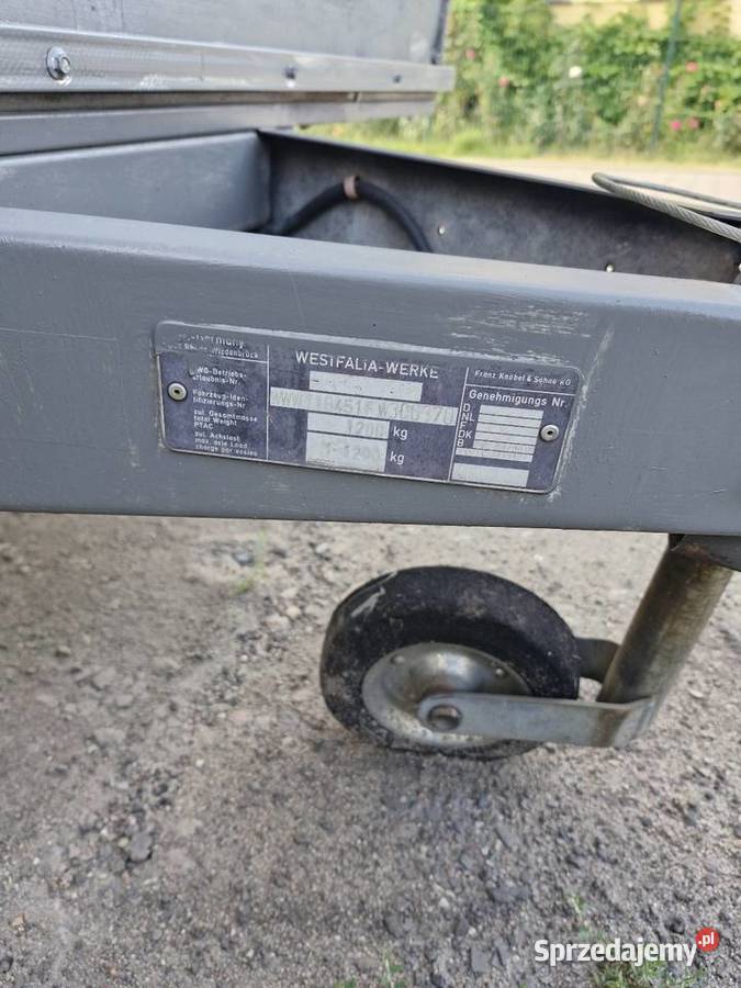 Duża przyczepa westfalia 253 x139 Sławno