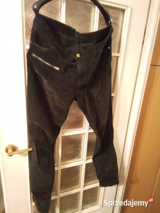 Czarne spodnie sztruksy Warszawa sprzedam