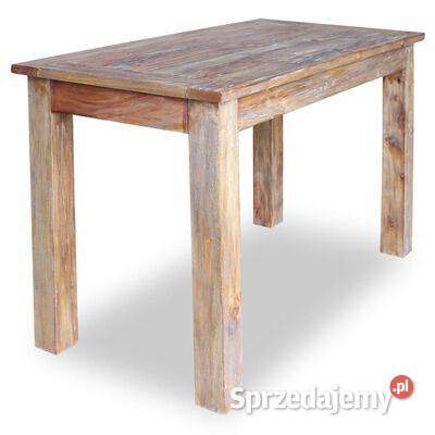vidaXL Stół do jadalni z litego drewna Warszawa sprzedam