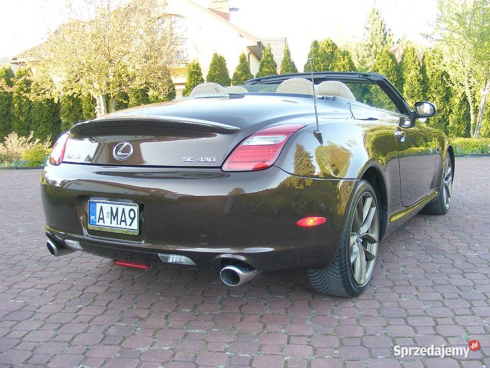 Lexus SC 430 limitka Pebble Beach Edition V8 automatyczna Warszawa