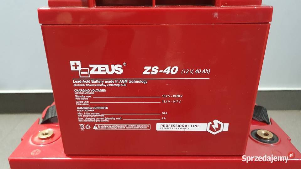 Akumulator AGM 12V 90Ah Zeus Professional Line Lusowo