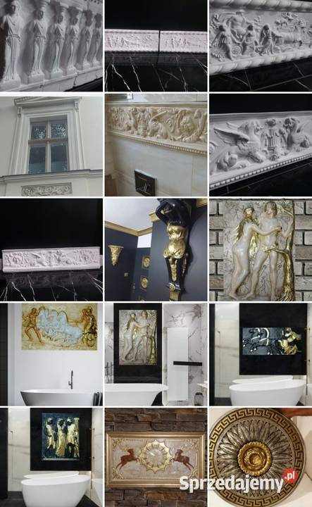 Sztukateria gipsowa Sztukaterie gipsowe gips wielokolorowy lubuskie Zielona Góra