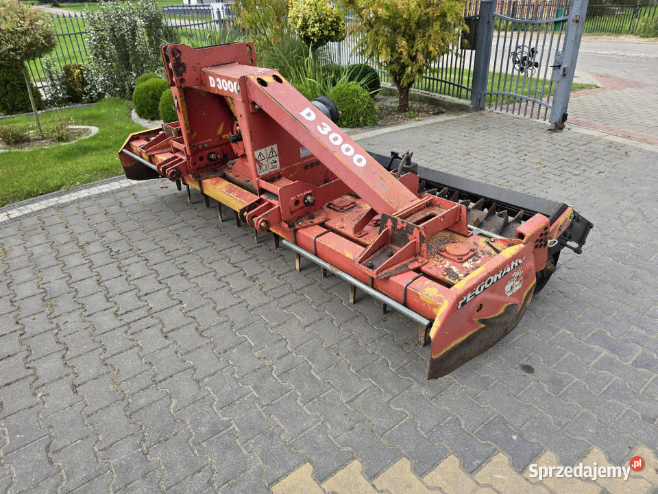 Brona wirnikowa aktywna PEGORARO D3000 3 m wał Baliki