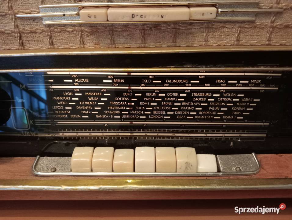 Sprzedam radio lampowe niemieckie DDR Onyx Wola Dębińska