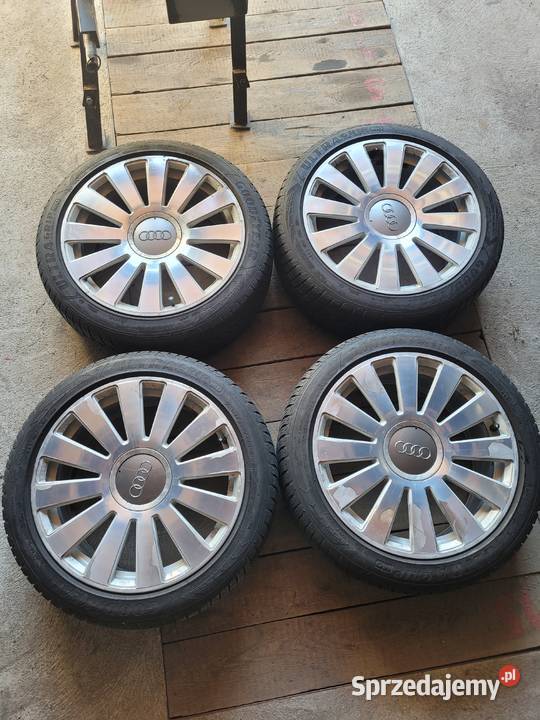 Alufelgi Audi A6 C6 Sline z oponami zimowymi 4F0