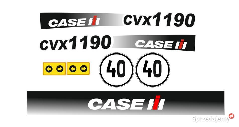 Naklejki case cvx 1190 super mocne zamienniki Pozostałe kujawsko-pomorskie Bydgoszcz