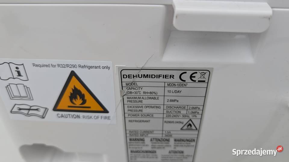 Osuszacz powietrza Comfee MDDN10DEN7 Jadowniki sprzedam
