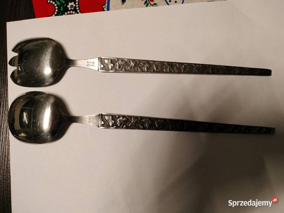 Łyżki długie stołowe w motyle do mieszania sałat Choszczno