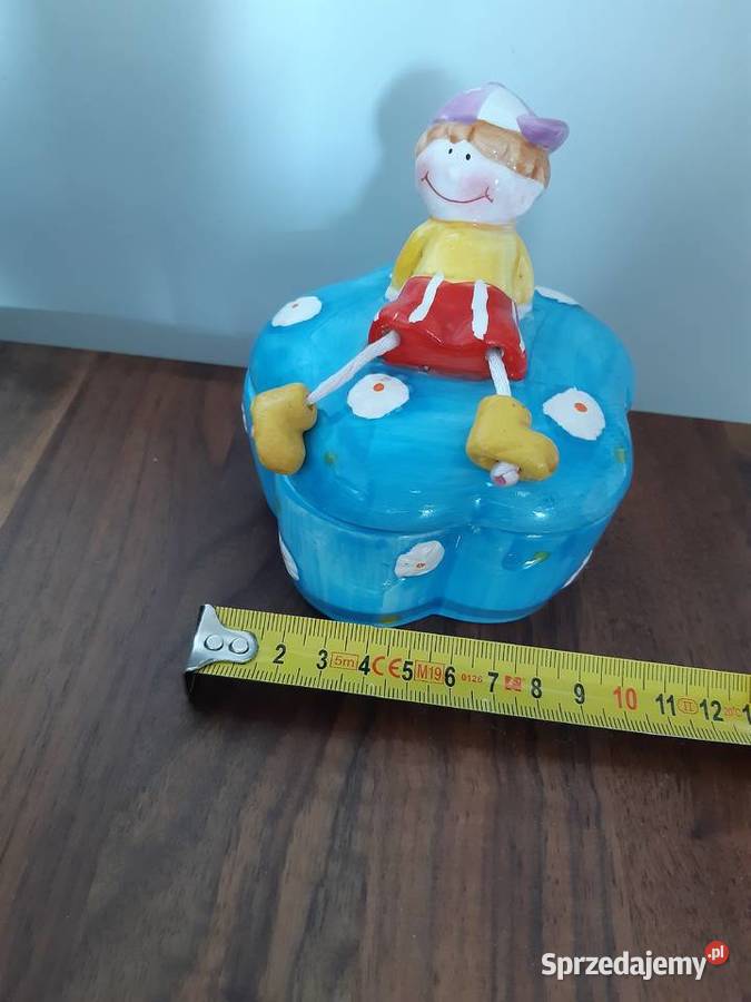 Cukiernica Szkatułka ceramiczna w kwiatki z Warszawa sprzedam