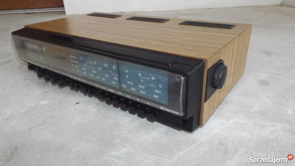 Radio Unitra ZODIAK z kolumnami Nowy Grodziczno