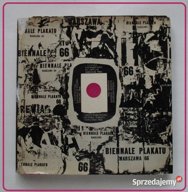 Biennale plakatu 1966 plakat grafika sztuka Poradniki, albumy i reportaże