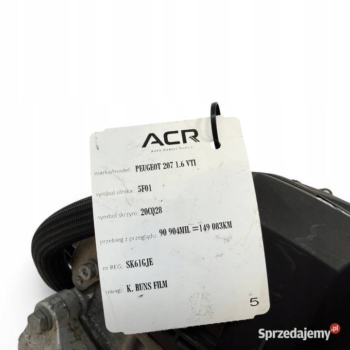 SILNIK 5FS 5F01 Citroen C3 C4 II C5 III DS3 DS4 Chełm