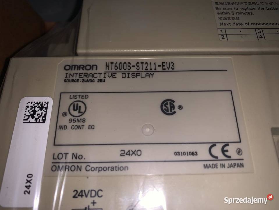 Omron NT600SST211EV3 HMI Panel Refubrished Warszawa